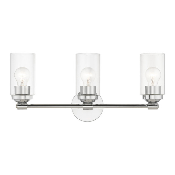 Bathroom Fixtures Three Lights by Livex Lighting ( 107 | 18083-05 Whittier ) 
