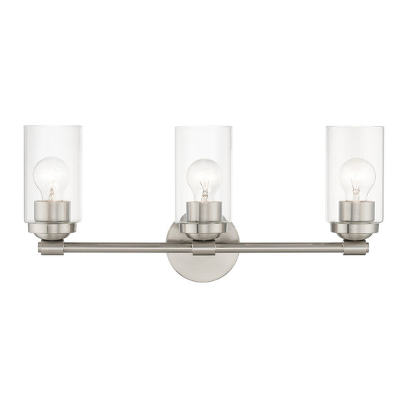 Bathroom Fixtures Three Lights by Livex Lighting ( 107 | 18083-91 Whittier ) 