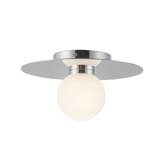 Flush Mounts Glass Down by Kuzco Lighting ( 347 | FM15510-CH-UNV Elixir ) 
