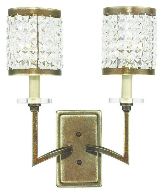 Sconces Double Candle by Livex Lighting ( 107 | 50572-64 Grammercy ) 