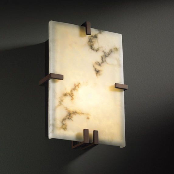 Sconces Pocket by Justice Designs ( 102 | FAL-5551-DBRZ LumenAria ) 