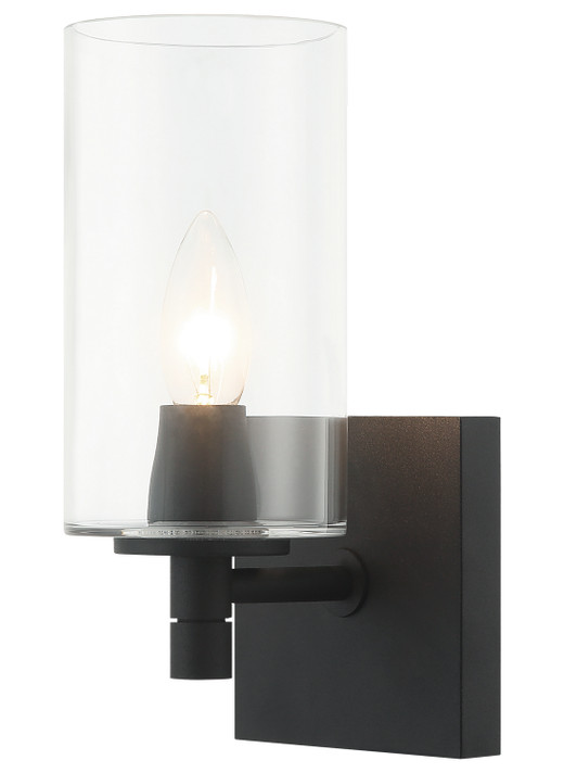 Sconces Single Glass by Matteo Lighting ( 423 | S04901MBCL Candela ) 