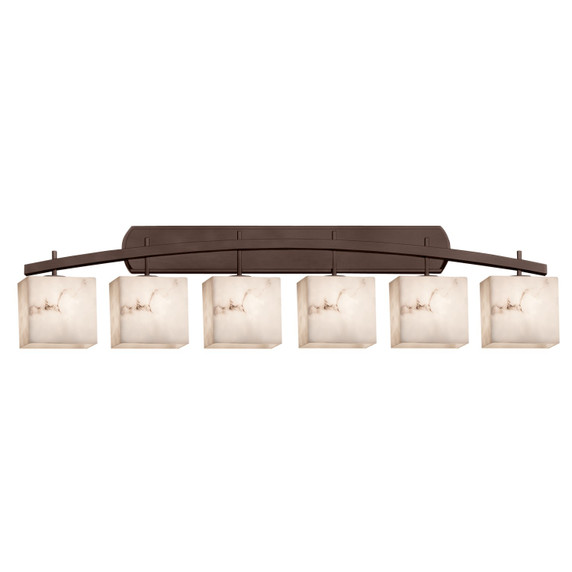Bathroom Fixtures Five+Lights by Justice Designs ( 102 | FAL-8596-55-DBRZ LumenAria ) 