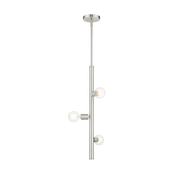 Mini Pendants Exposed Lamps by Livex Lighting ( 107 | 45863-91 Bannister ) 