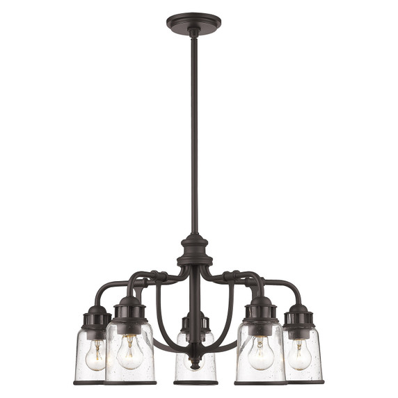 Mid. Chandeliers Glass Down by Livex Lighting ( 107 | 40025-07 Lawrenceville ) 