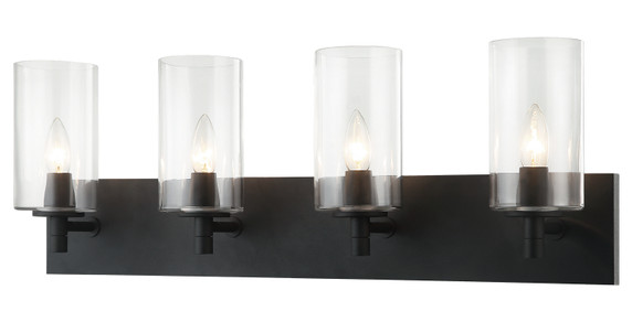 Bathroom Fixtures Four Lights by Matteo Lighting ( 423 | S04904MBCL Candela ) 