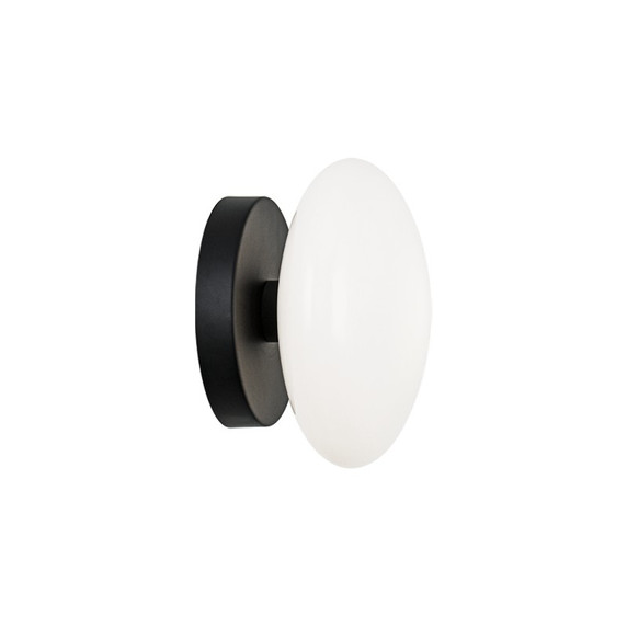 Sconces Single Glass by Matteo Lighting ( 423 | S05101MBOP Pearlesque ) 