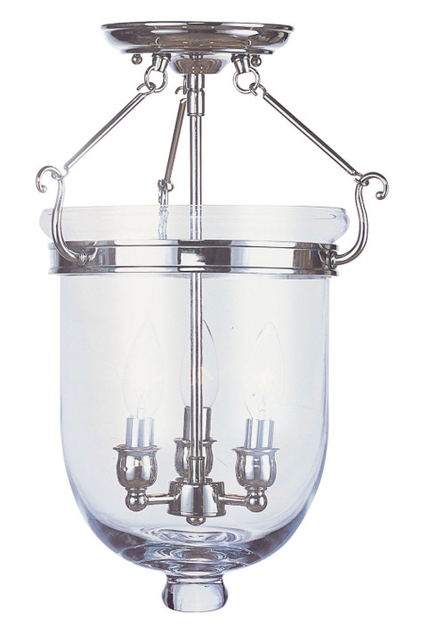 Foyer/Hall Lanterns Glass w/Frame by Livex Lighting ( 107 | 5062-35 Jefferson ) 