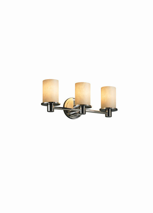 Bathroom Fixtures Three Lights by Justice Designs ( 102 | CLD-8513-10-CROM-LED3-2100 Clouds ) 