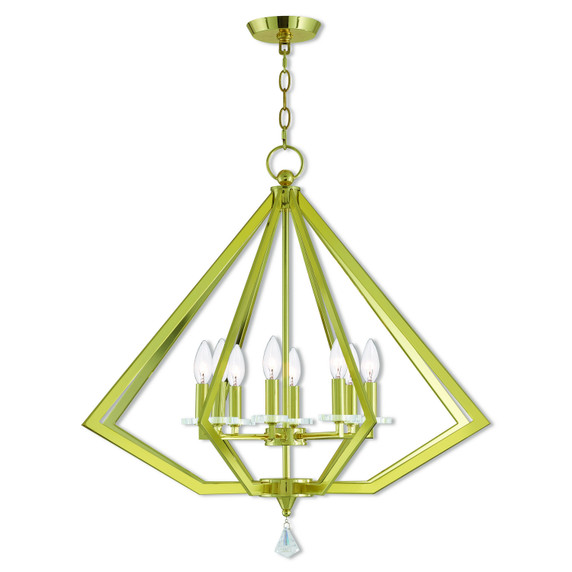 Mid. Chandeliers Candle by Livex Lighting ( 107 | 50668-02 Diamond ) 