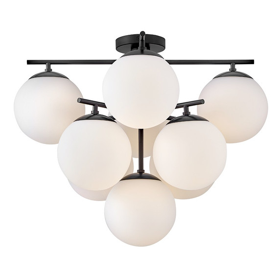 Semi-Flush Mts. Glass Down by Lark ( 531 | 84201BK Julep ) 