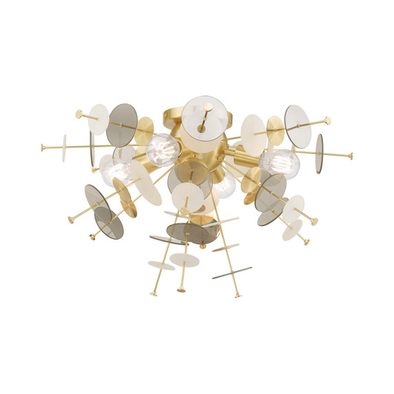 Flush Mounts Multi-Port/Cluster by Livex Lighting ( 107 | 40070-12 Circulo ) 