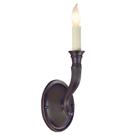Sconces Single Candle by JVI Designs ( 261 | 229-08 Traditional Brass ) 
