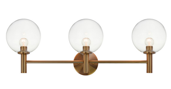 Bathroom Fixtures Three Lights by Matteo Lighting ( 423 | S06003AGCL Cosmo ) 
