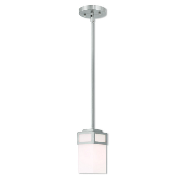Mini Pendants Glass Down by Livex Lighting ( 107 | 40191-91 Harding ) 
