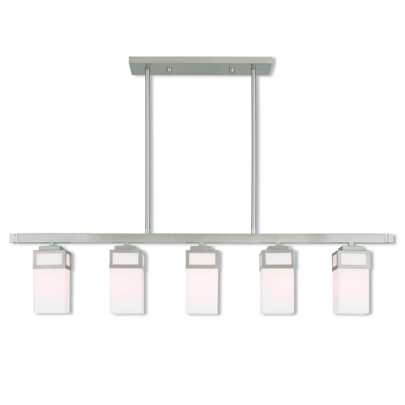 Linear/Island 4 Light + by Livex Lighting ( 107 | 40194-91 Harding ) 