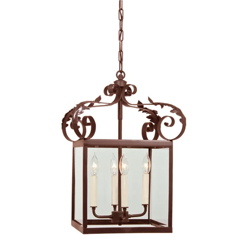 Foyer/Hall Lanterns Glass w/Frame by JVI Designs ( 261 | 3012-22 Scroll ) 
