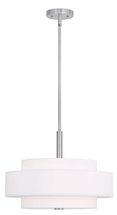 Pendants Drum Shade by Livex Lighting ( 107 | 50874-91 Meridian ) 