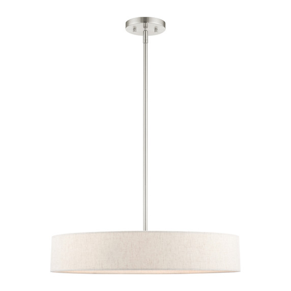 Pendants Drum Shade by Livex Lighting ( 107 | 46034-91 Venlo ) 