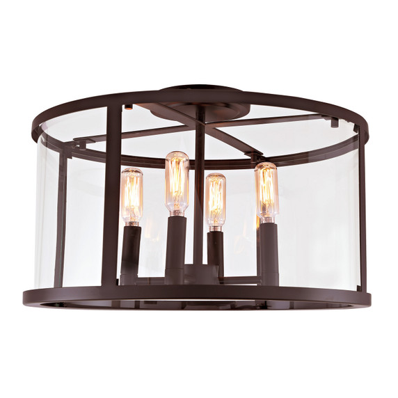 Semi-Flush Mts. Cage by JVI Designs ( 261 | 3061-08 Bryant ) 