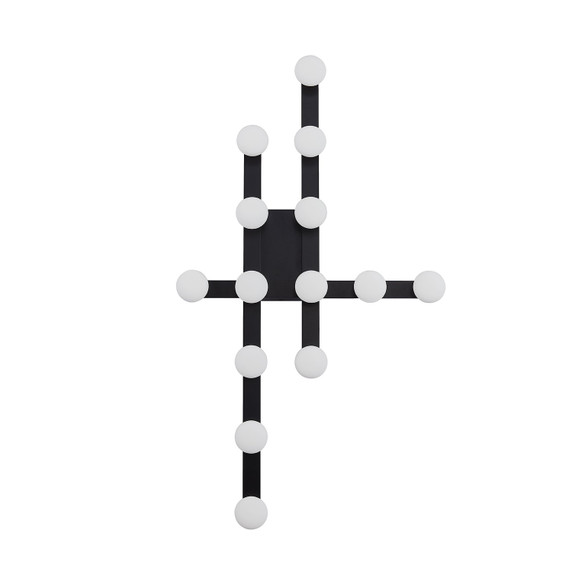 Sconces Quad plus by Kuzco Lighting ( 347 | FM63432-BK Rezz ) 