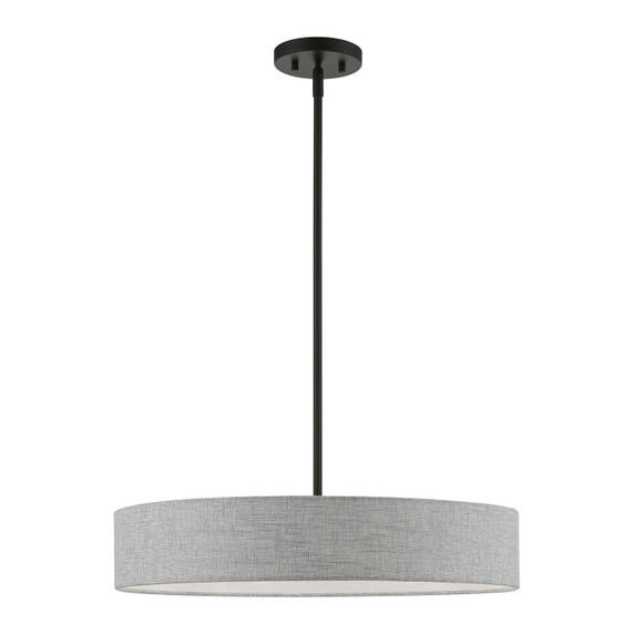 Pendants Drum Shade by Livex Lighting ( 107 | 46144-04 Elmhurst ) 