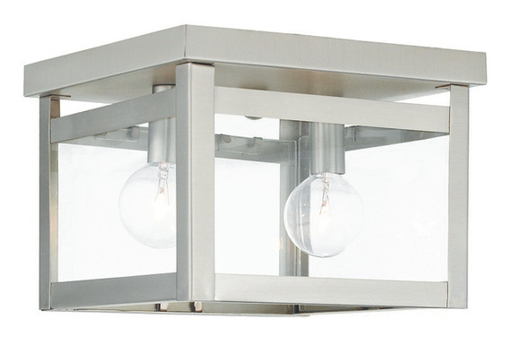 Flush Mounts Cage Style by Livex Lighting ( 107 | 4031-91 Milford ) 