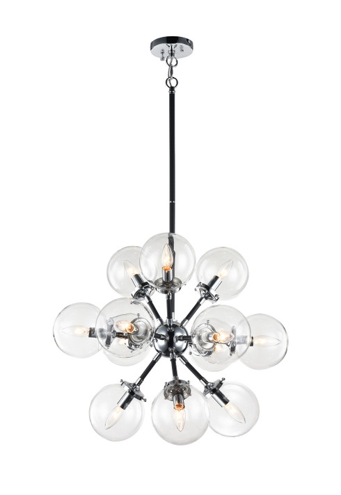 Mid. Chandeliers Starburst by Matteo Lighting ( 423 | C62812CHCL Soleil ) 