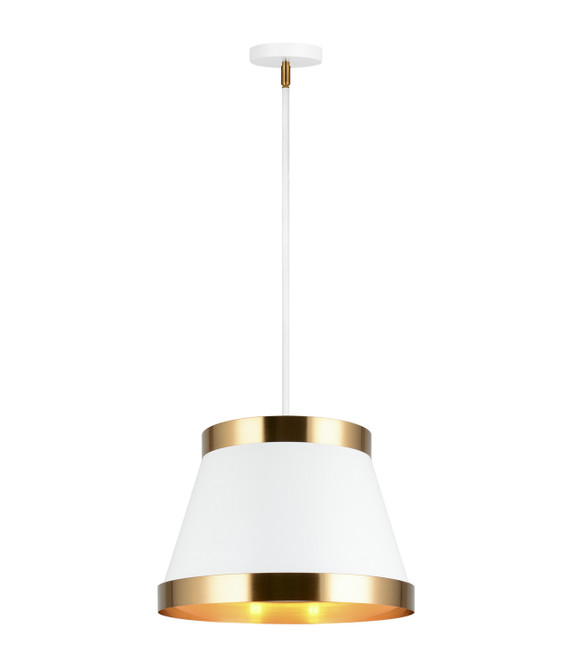 Pendants Metal Shade by Matteo Lighting ( 423 | C62903WHAG Caske ) 