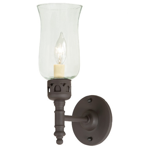 Sconces Single Glass by JVI Designs ( 261 | 326-08 Traditional Brass ) 