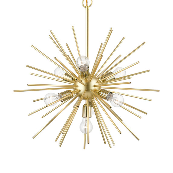 Mid. Chandeliers Starburst by Livex Lighting ( 107 | 46175-33 Tribeca ) 