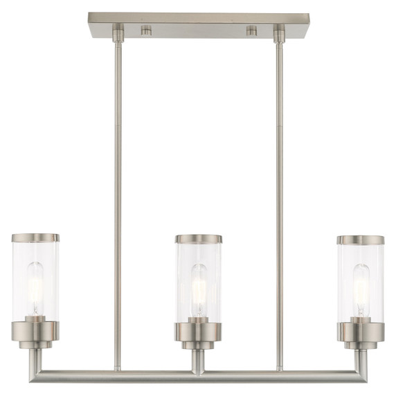 Linear/Island 3 Light Bar by Livex Lighting ( 107 | 40473-91 Hillcrest ) 