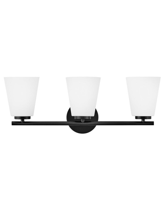 Bathroom Fixtures Three Lights by Lark ( 531 | 85423BK Bri ) 