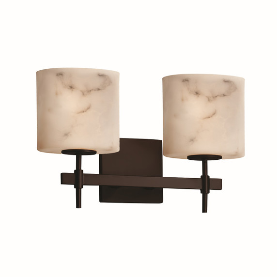 Bathroom Fixtures Two Lights by Justice Designs ( 102 | FAL-8412-30-DBRZ LumenAria ) 