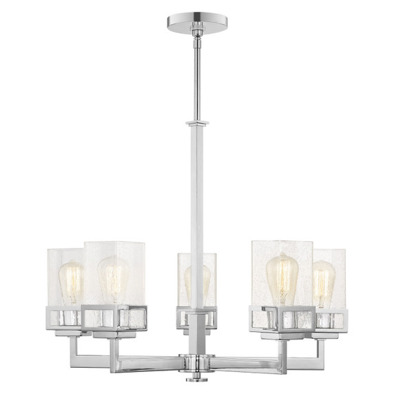 Mid. Chandeliers Glass Up by Livex Lighting ( 107 | 40595-05 Harding ) 
