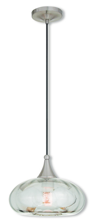 Mini Pendants Cable by Livex Lighting ( 107 | 40603-91 Hand Blown Art Glass Mini Pendants ) 