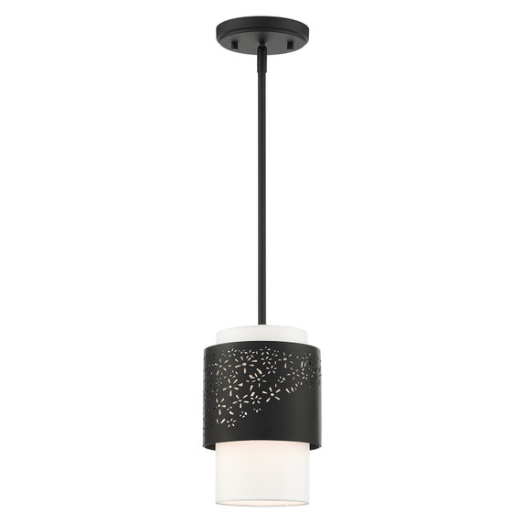 Mini Pendants Drum Shade by Livex Lighting ( 107 | 46259-04 Noria ) 