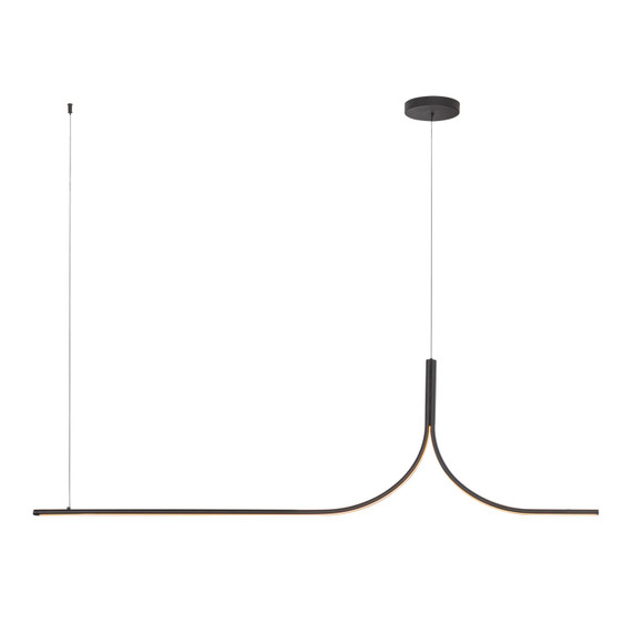 Linear/Island Geometric/Linear by Kuzco Lighting ( 347 | LP17905-BK-UNV-010-RT Thread ) 