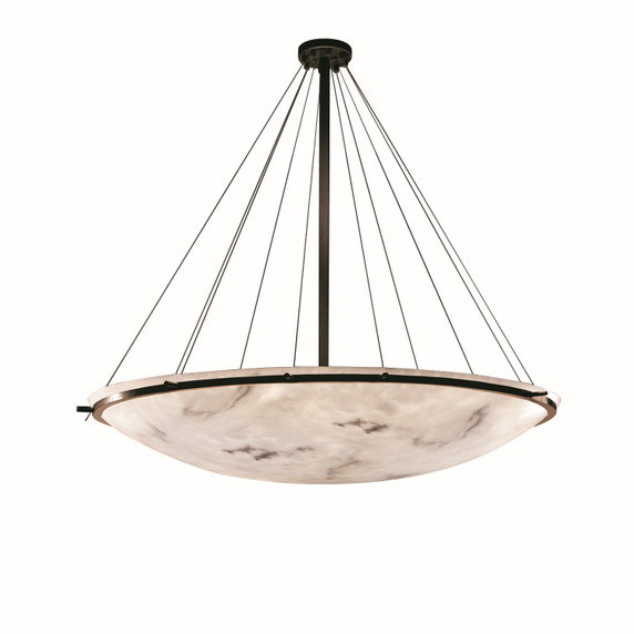 Pendants Bowl Style by Justice Designs ( 102 | FAL-9698-35-DBRZ LumenAria ) 