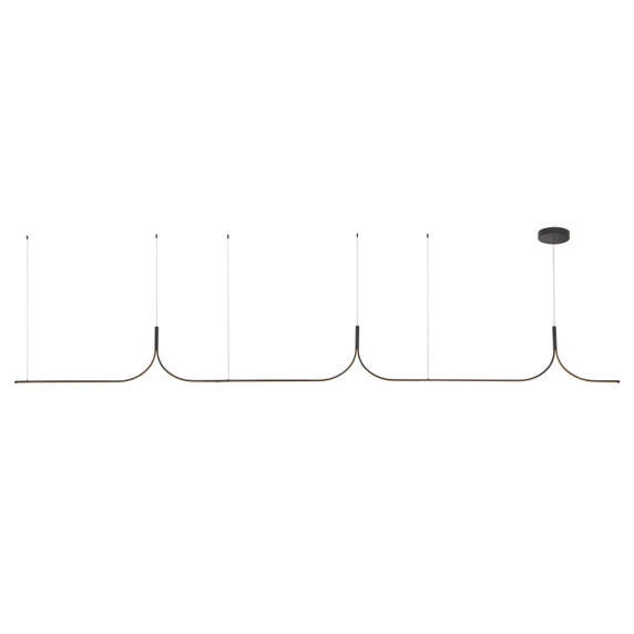 Linear/Island Geometric/Linear by Kuzco Lighting ( 347 | LP17915-BK-UNV-010 Thread ) 