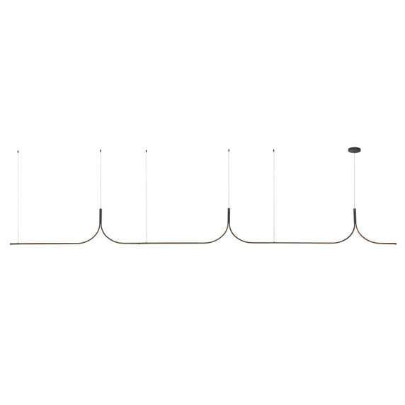 Linear/Island Geometric/Linear by Kuzco Lighting ( 347 | LP17915-BK-UNV-010-RT Thread ) 