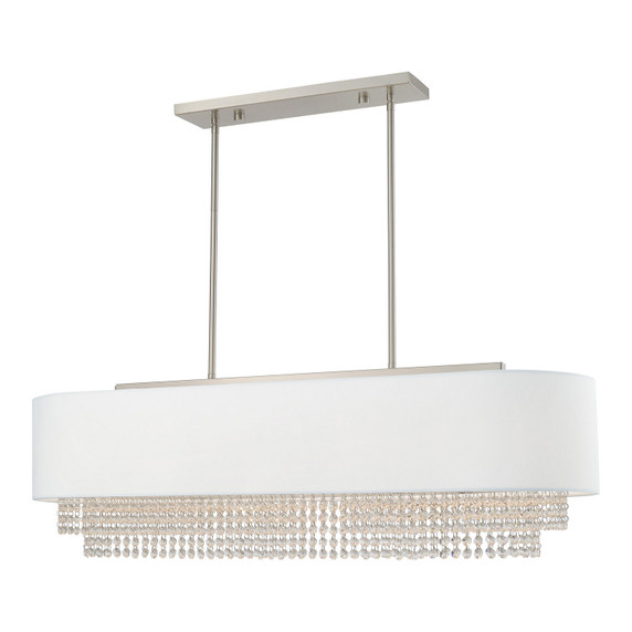 Linear/Island 4 Light + by Livex Lighting ( 107 | 51126-91 Carlisle ) 