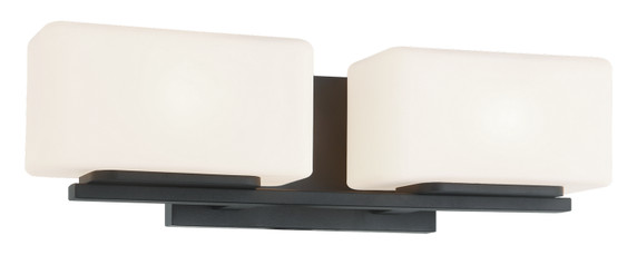 Bathroom Fixtures Two Lights by Matteo Lighting ( 423 | S10802MB Chiclet ) 