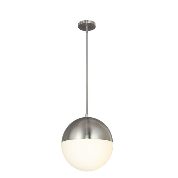 Pendants Metal Shade by Justice Designs ( 102 | FSN-4152-OPAL-NCKL Fusion ) 