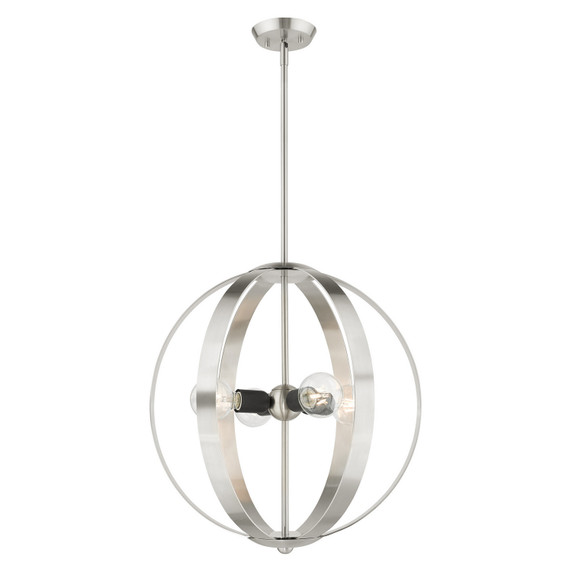 Mini Chandeliers Sphere by Livex Lighting ( 107 | 46415-91 Modesto ) 