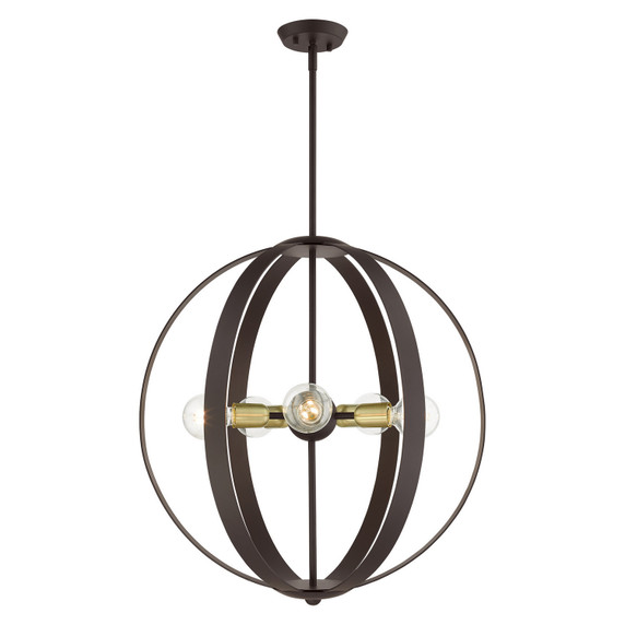 Pendants Sphere by Livex Lighting ( 107 | 46416-07 Modesto ) 