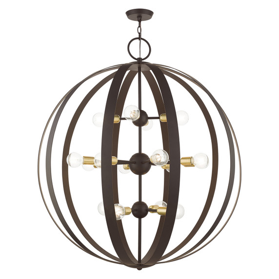 Large Chandeliers Sphere by Livex Lighting ( 107 | 46418-07 Modesto ) 
