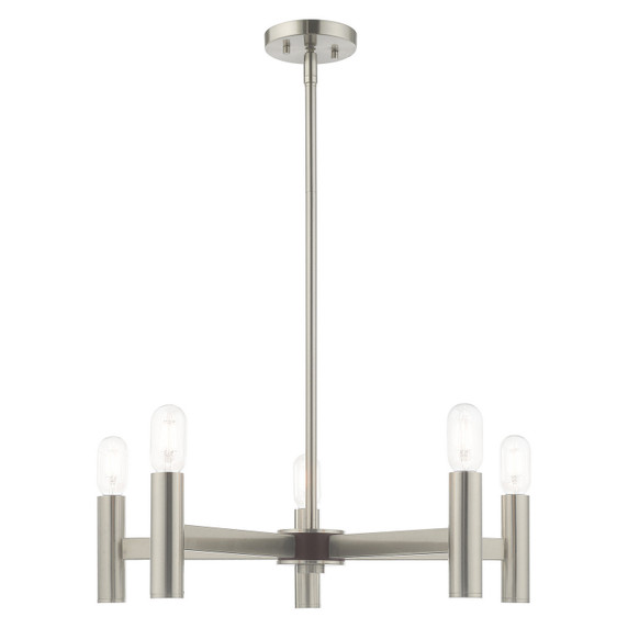 Mid. Chandeliers Geometric/Linear by Livex Lighting ( 107 | 51135-91 Copenhagen ) 