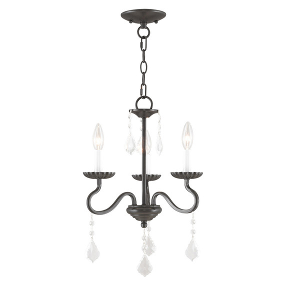 Mini Chandeliers Candle by Livex Lighting ( 107 | 40773-92 Callisto ) 