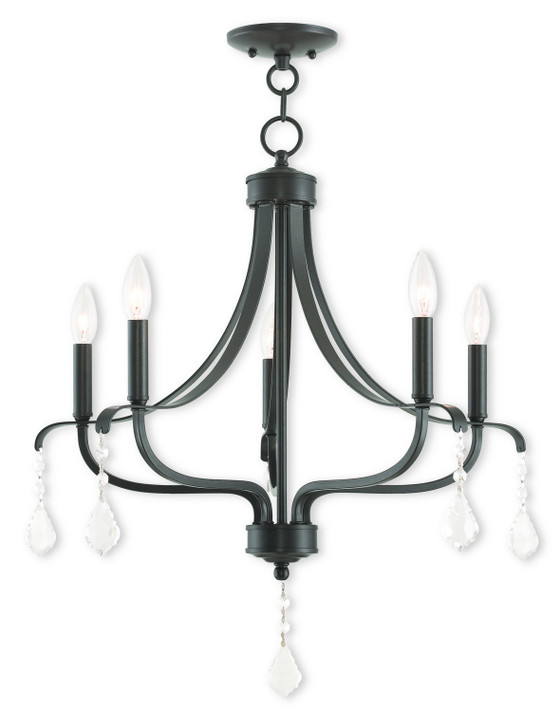Mid. Chandeliers Candle by Livex Lighting ( 107 | 40785-92 Laurel ) 